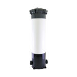 UPVC CARTRIDGE FILTER عبارة عن وعاء بلاستيك بداخله خراطيش فلاتر ذو مسامات 5 -20ميكرون يتم استبداله كل فترة وذو احجام مختلفة